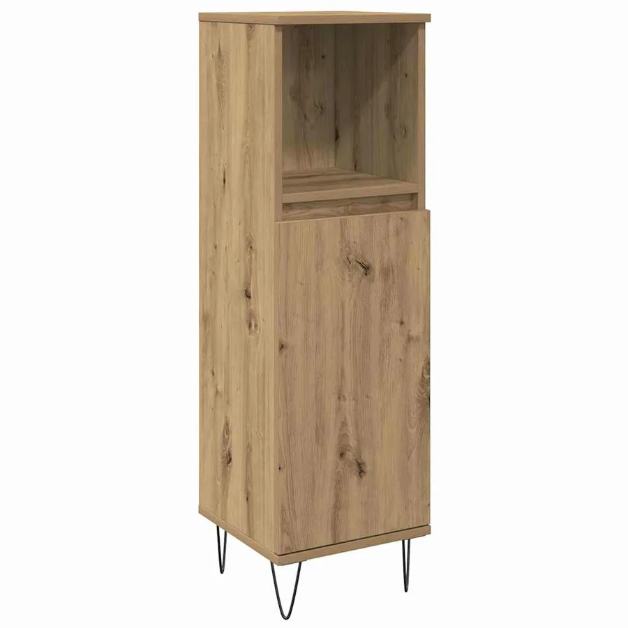 Ensemble de mobilier de salle de bain 3 pc Chêne artisanal - 3