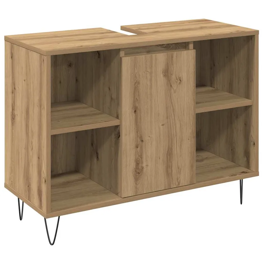 Ensemble de mobilier de salle de bain 3 pc Chêne artisanal - 4