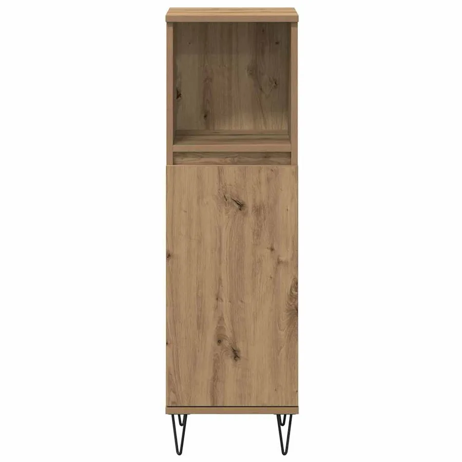 Ensemble de mobilier de salle de bain 3 pc Chêne artisanal - 6