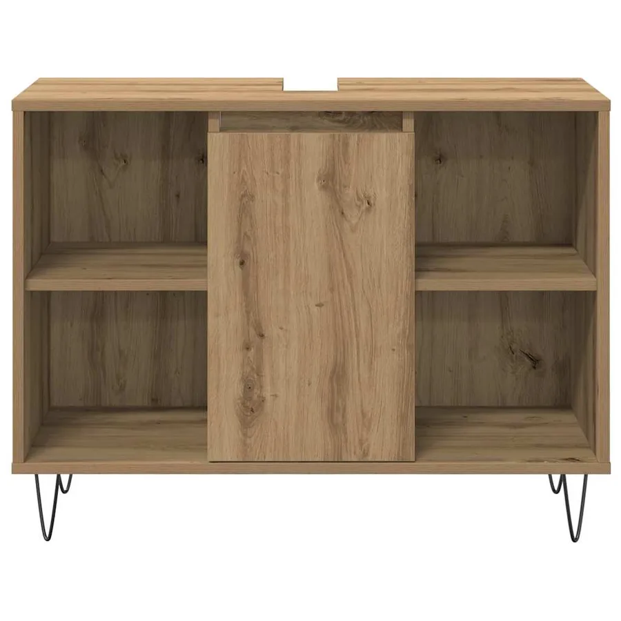 Ensemble de mobilier de salle de bain 3 pc Chêne artisanal - 7