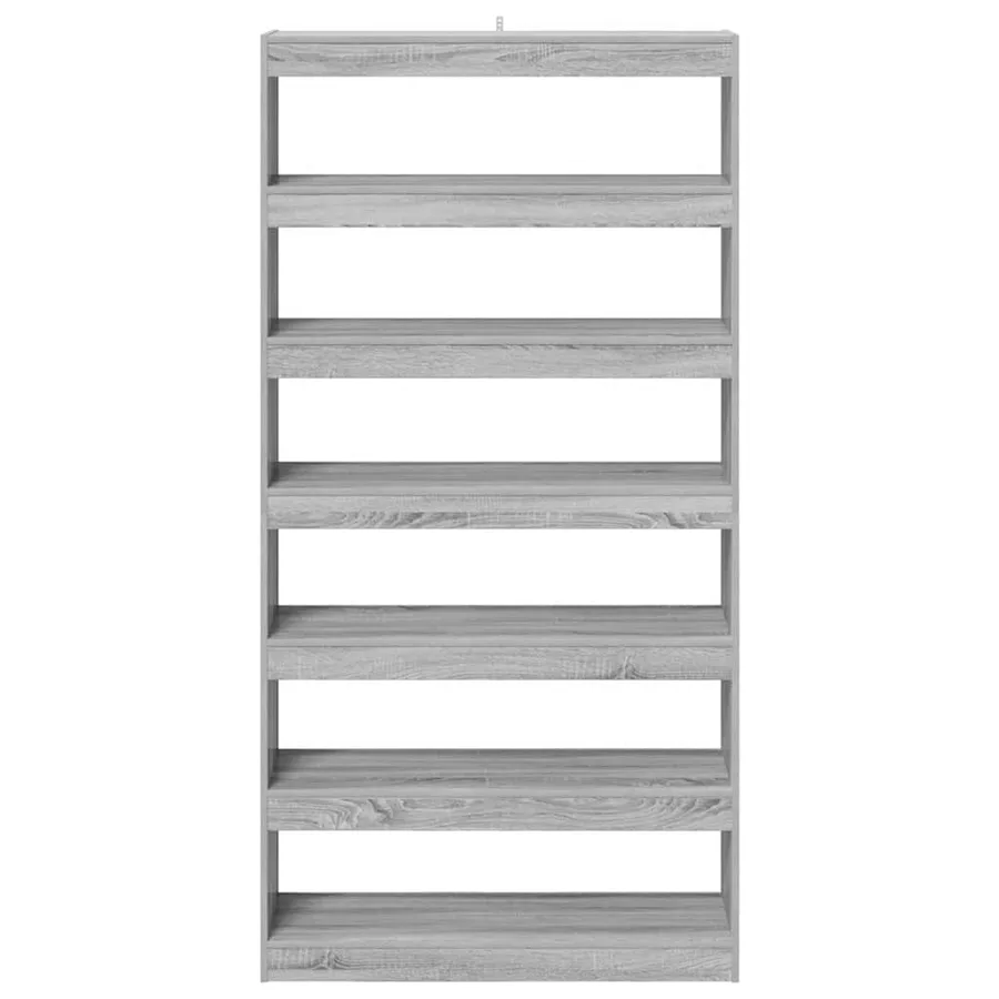 Bibliothèque Gris Sonoma 100 x 30 x 198 cm Bois d'ingénierie - 5