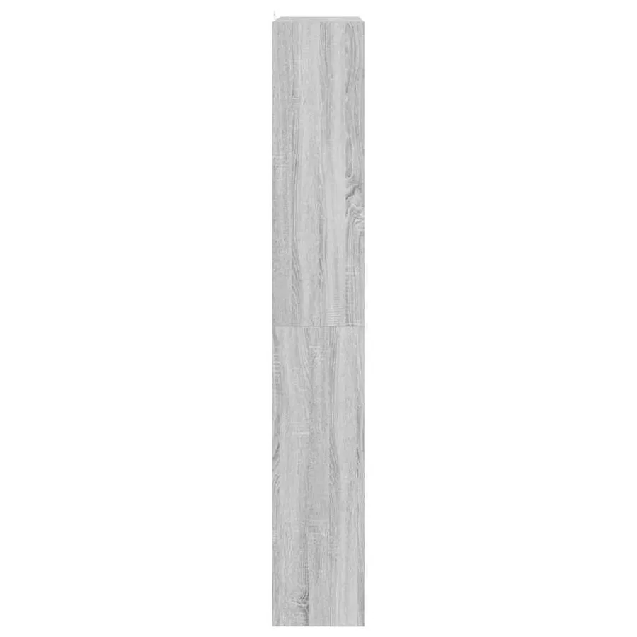 Bibliothèque Gris Sonoma 100 x 30 x 198 cm Bois d'ingénierie - 6