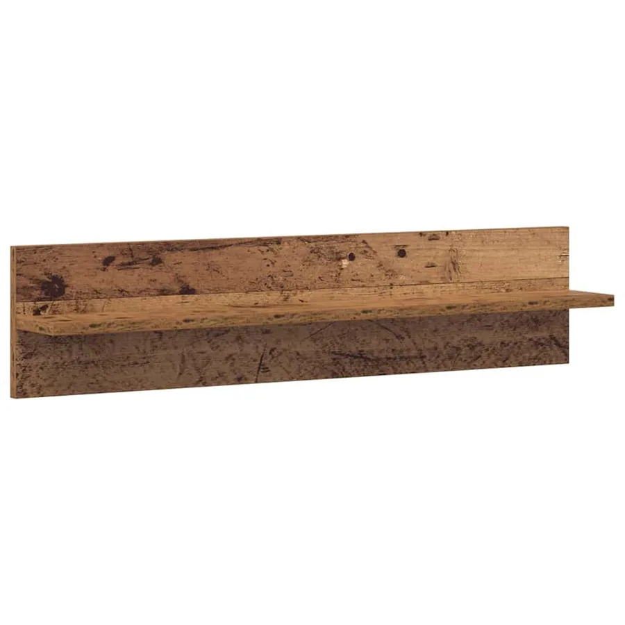 Étagère Murale avec étagère 2 pcs Bois Ancien 80 x 11,5 x 18 cm - 5