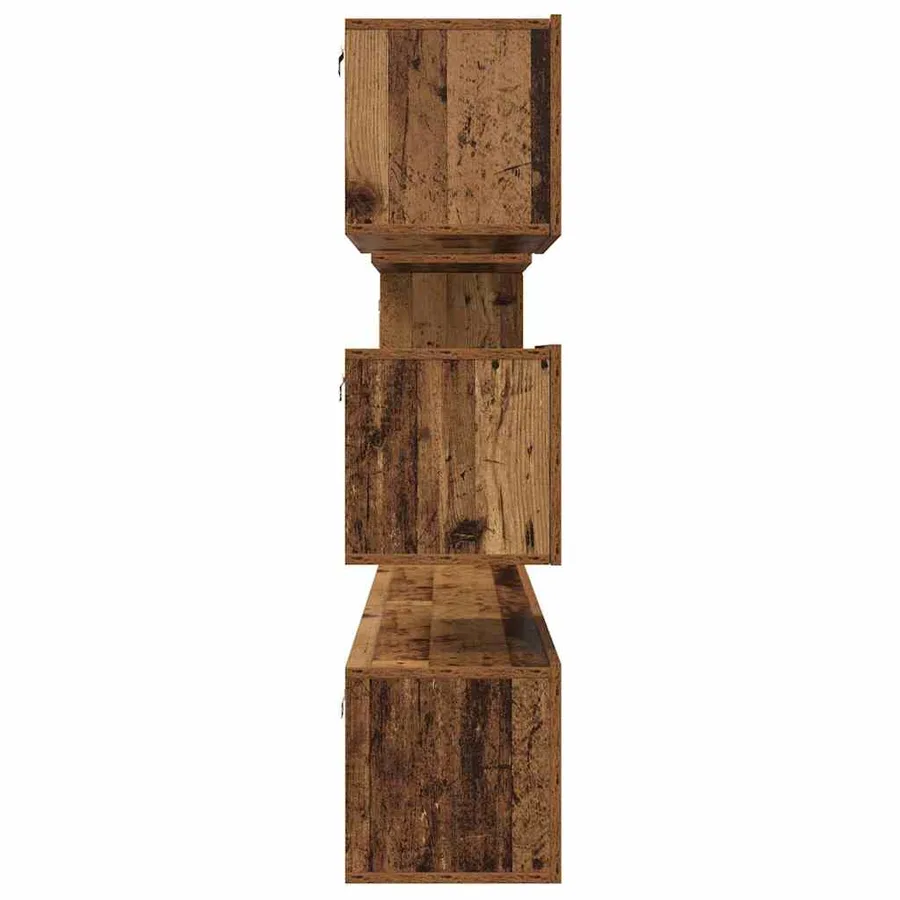 Ensemble meuble TV 6 pcs Bois Ancien Bois d'ingénierie - 9