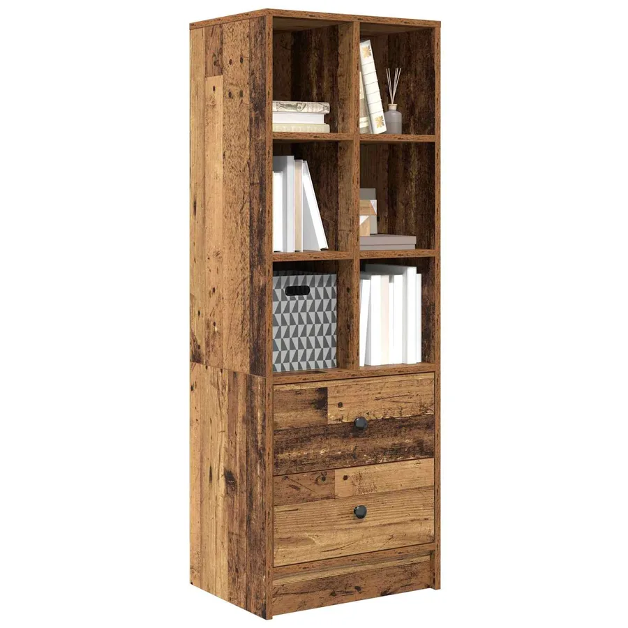 Haut Armoire avec tiroir Bois ancien 45,5 x 34 x 127 cm - 3