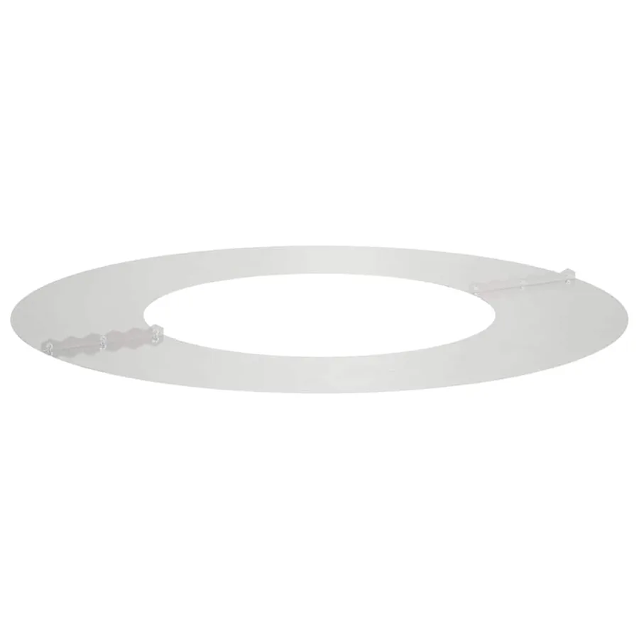 adapté pour anneaux d'arbre plats 5 pc Argent Ø40/70 cm - 4