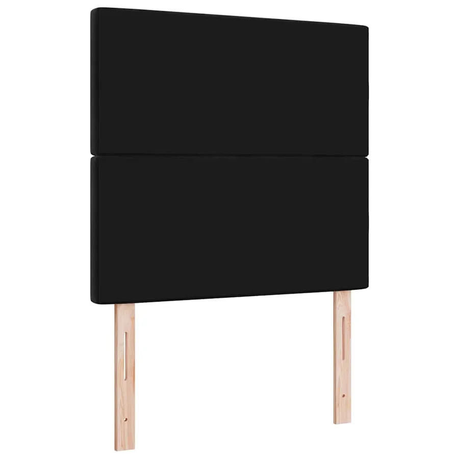 Tête de lit LED avec bandes LED Noir 100 cm Velours - 7