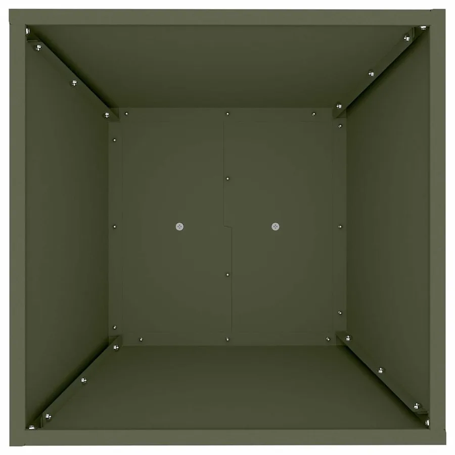 Jardinière à pilier 2 pc Olive 40 x 40 x 100 cm - 7