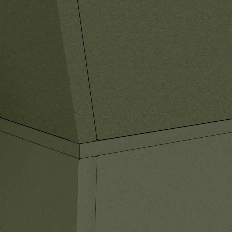 Jardinière à pilier 2 pc Olive 40 x 40 x 100 cm - 9