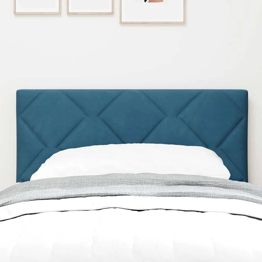 Tête de lit Bleu foncé 80 cm Velours - 3