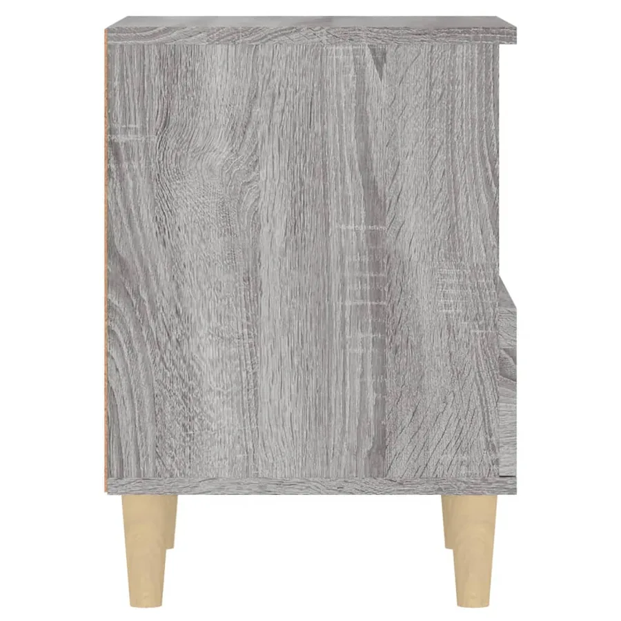 Tables de chevet 2 pcs Sonoma gris 40x35x50 cm - 9
