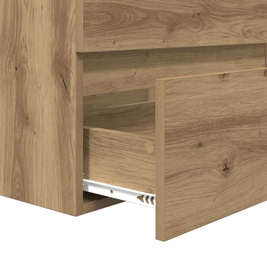Ensemble de mobilier de salle de bain 2 pc Chêne artisanal - 12