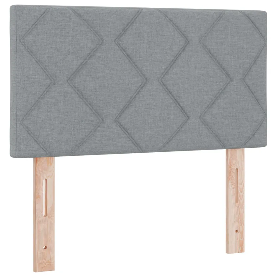 Tête de lit LED Gris clair 80 cm tissu - 2