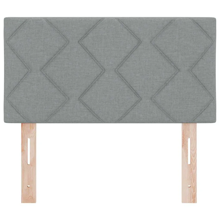 Tête de lit LED Gris clair 80 cm tissu - 5