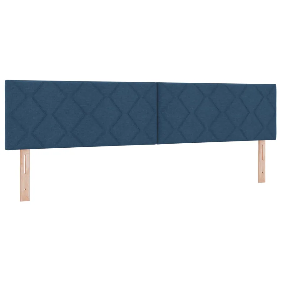 Tête de lit LED Bleu 200 cm tissu - 2