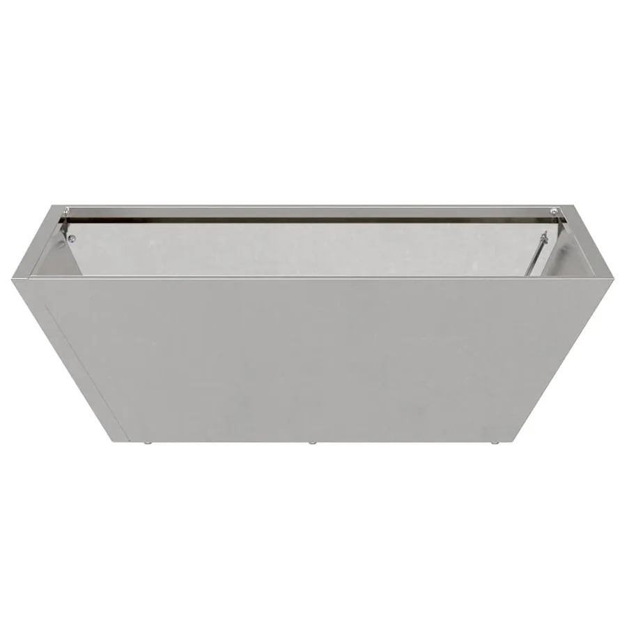Cache-pot de jardin 5 pc Argent 50 x 50 x 15 cm - 7