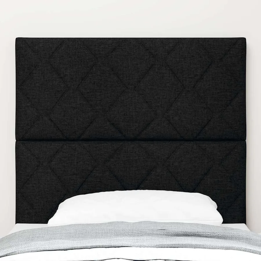 Tête de lit LED Noir 100 cm tissu - 3