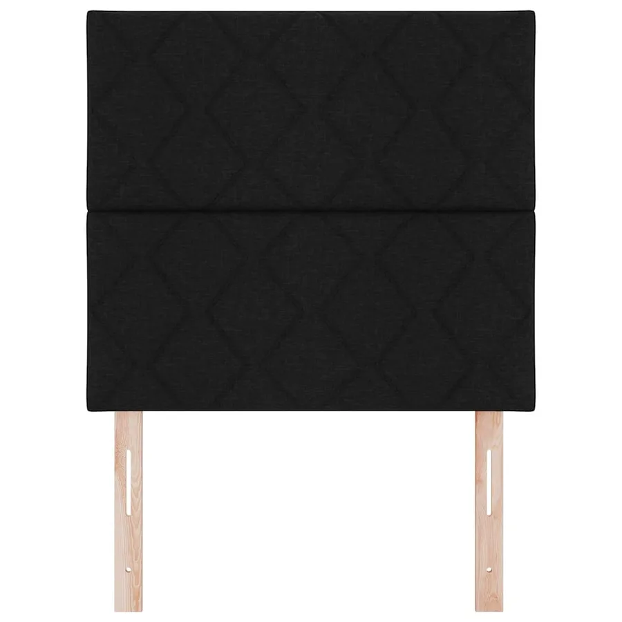 Tête de lit LED Noir 100 cm tissu - 5