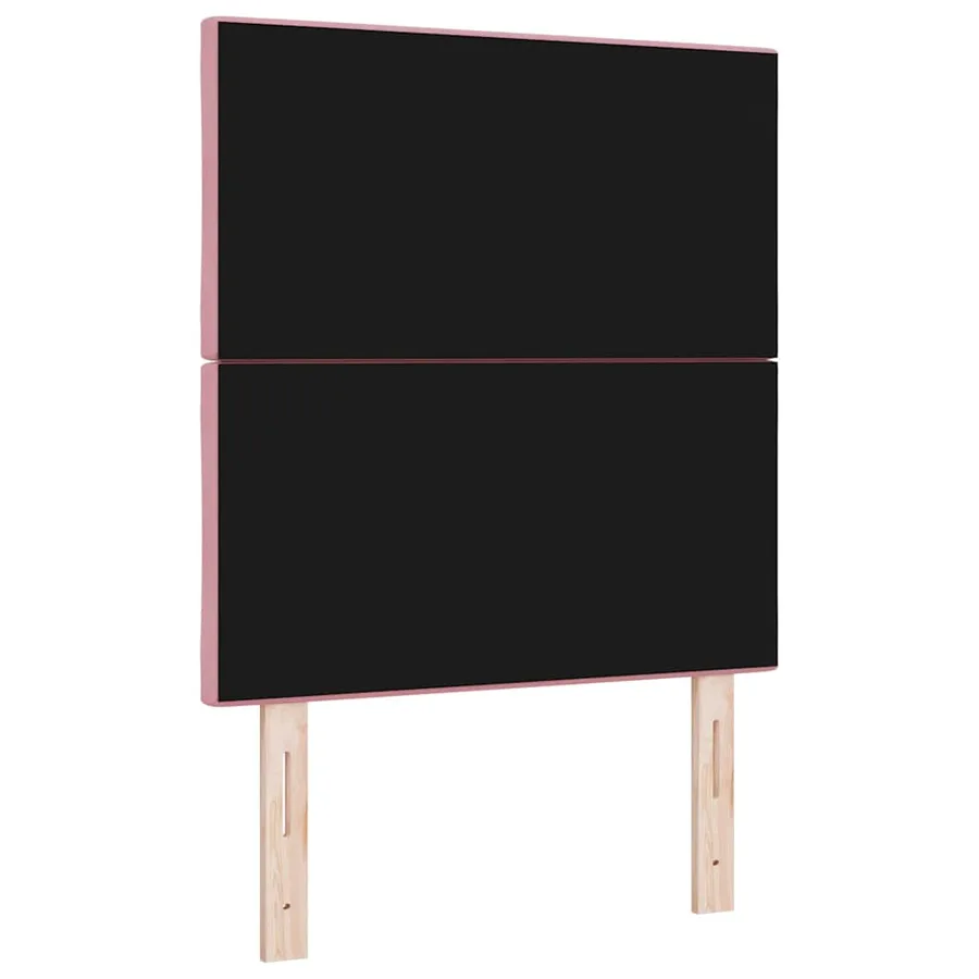 Tête de lit Rose 80 cm Velours - 6
