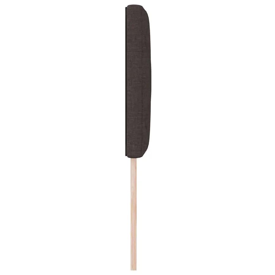 Tête de lit Marron foncé 80 cm tissu - 6