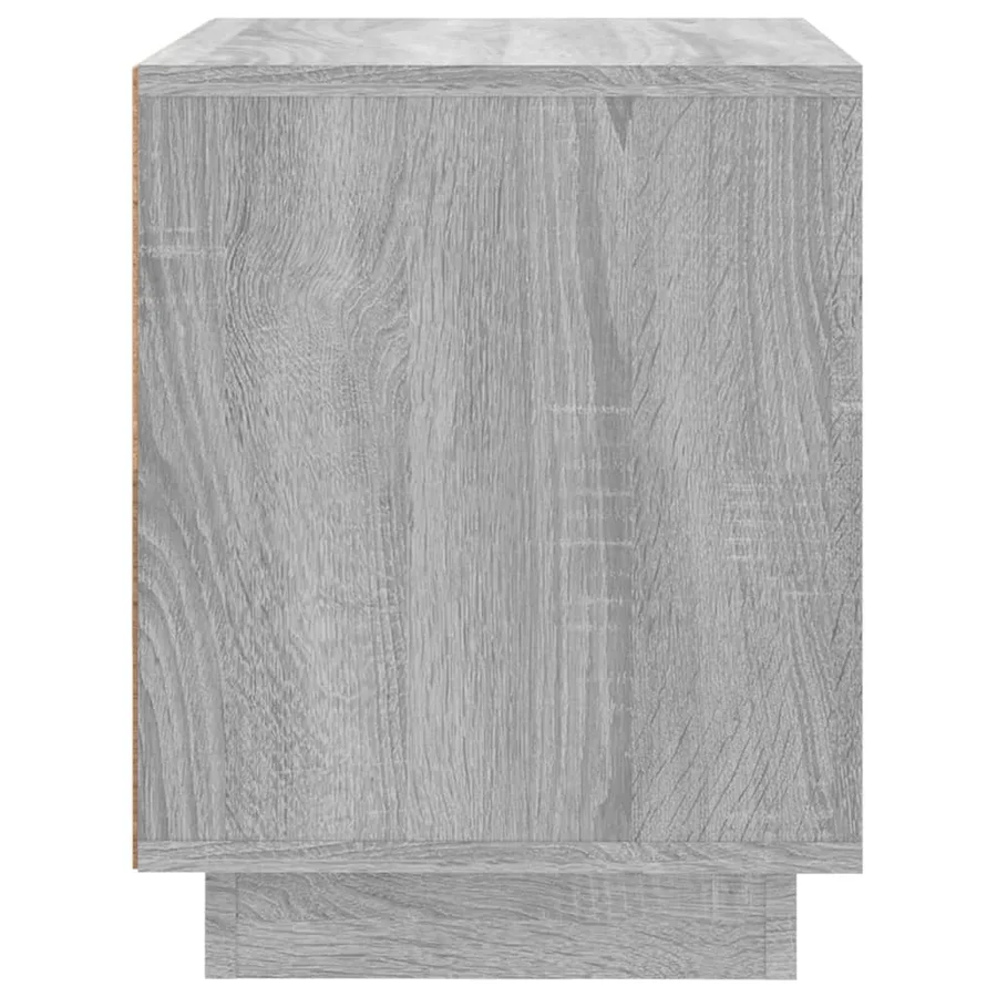 Tables de chevet 2 pcs sonoma gris 44x35x45cm bois d'ingénierie - 8
