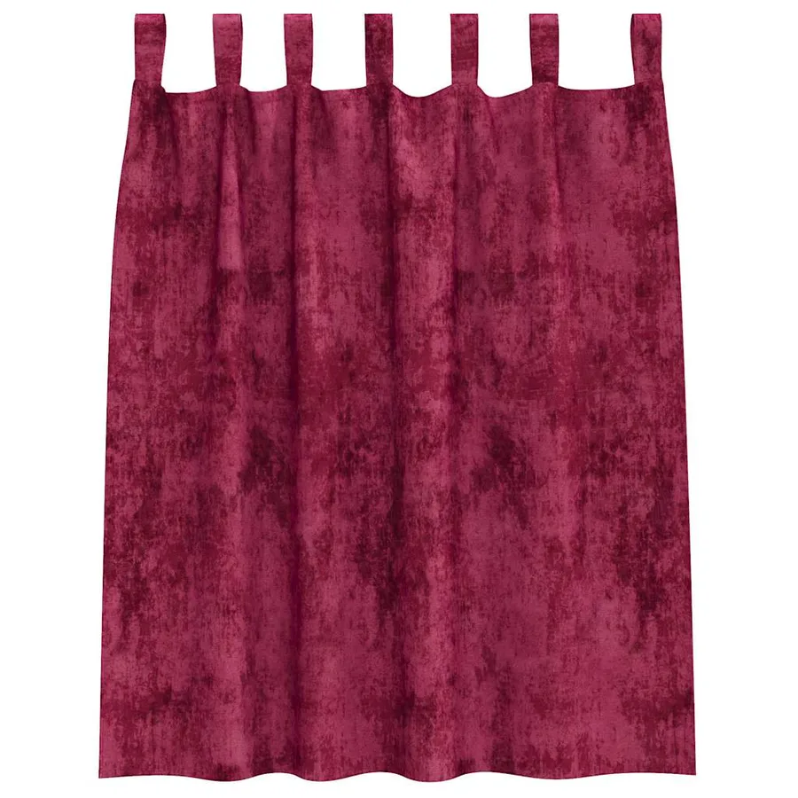 Rideaux en velours 2 pcs Bordeaux 140 x 140 cm Velours - 4