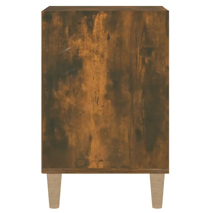 Meuble TV Chêne fumé 100x35x55 cm Bois d'ingénierie - 7