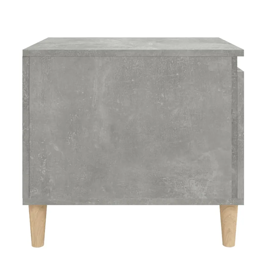 Table basse Gris béton 100x50x45 cm Bois d'ingénierie - 7