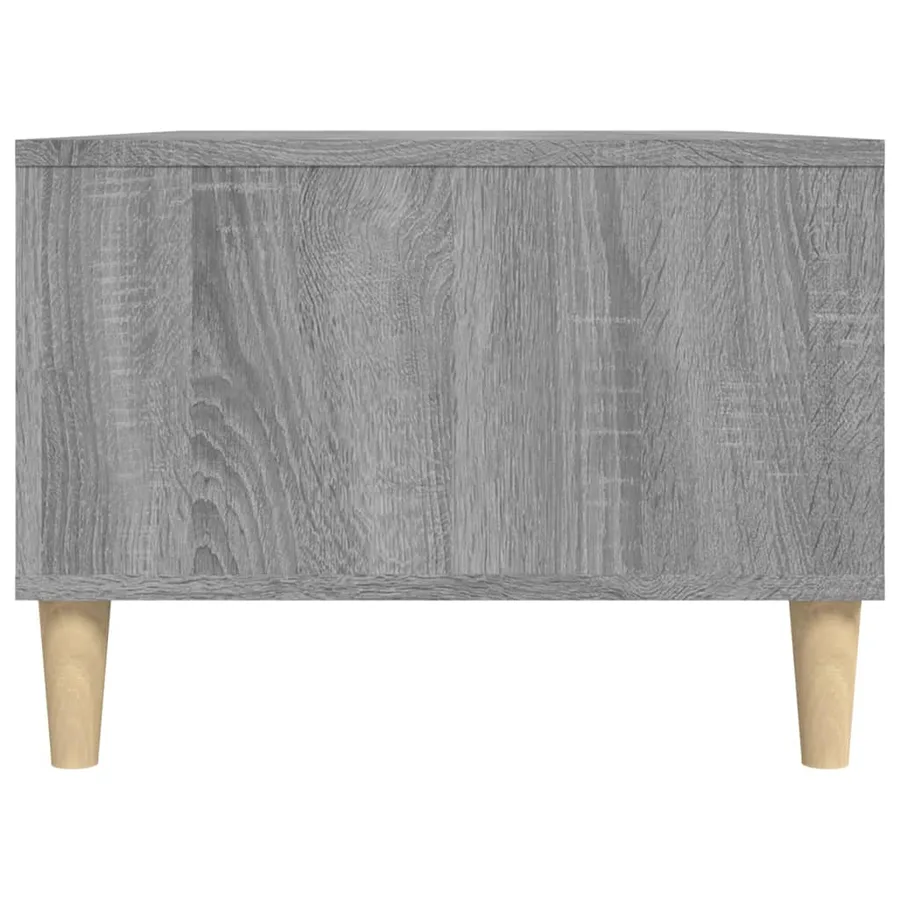 Table basse Sonoma gris 90x50x36,5 cm Bois d'ingénierie - 8