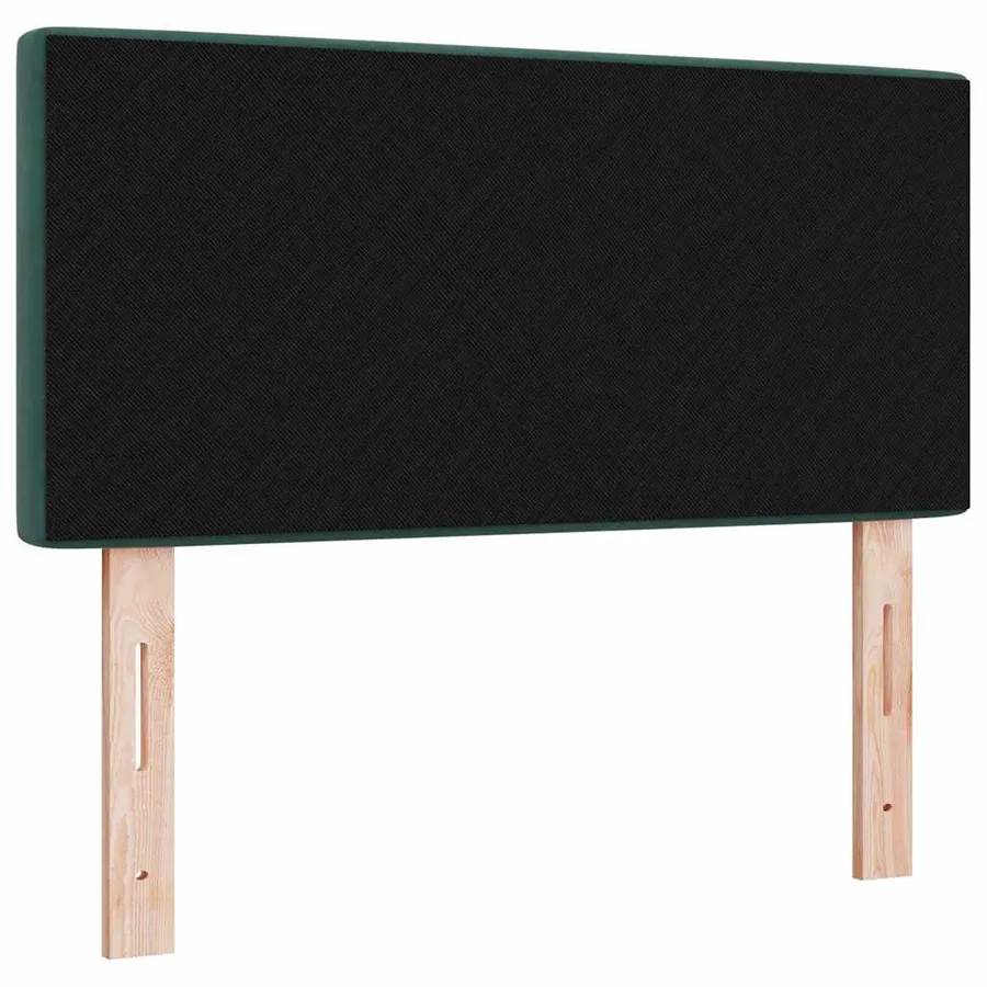 Tête de lit Vert foncé 90 cm Velours - 6