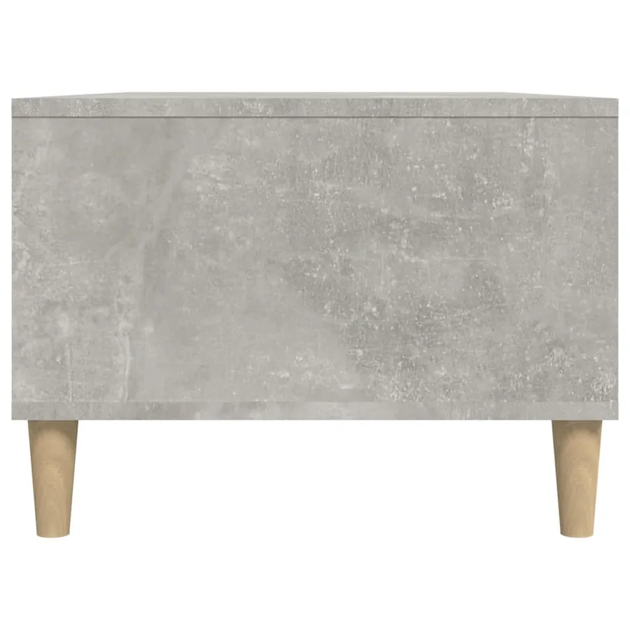 Table basse Gris béton 90x50x36,5 cm Bois d'ingénierie - 8
