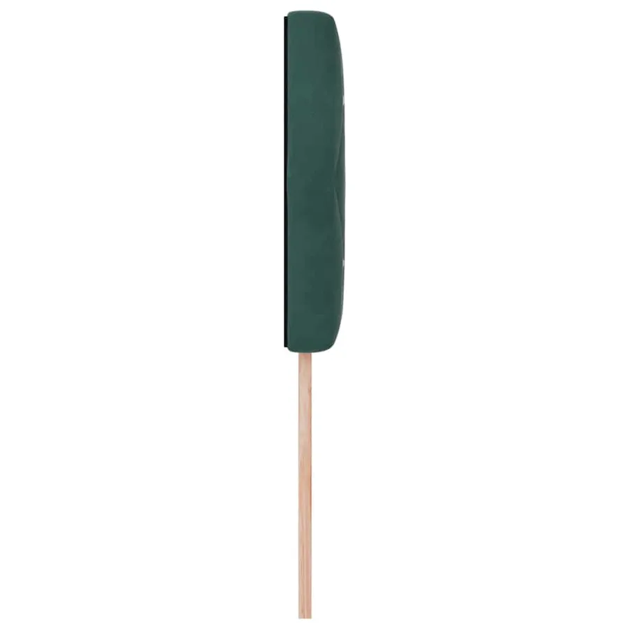Tête de lit Vert foncé 100 cm Velours - 5