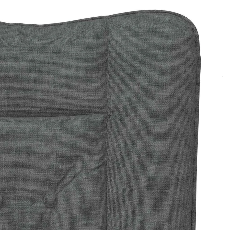 fauteuil Gris foncé 63 x 67 x 94 cm Tissu et contreplaqué - 7