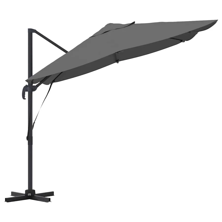 Parasol Anthracite 351 x 250 x 260 cm Polyester et Aluminium - 6