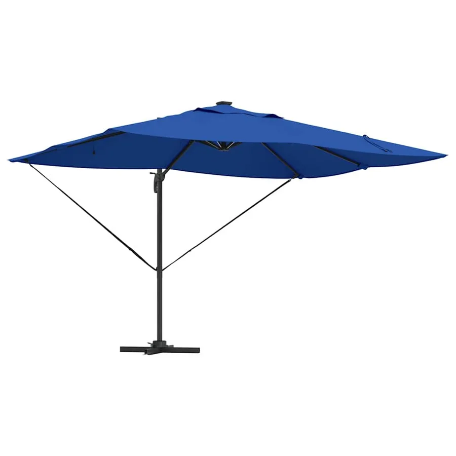 Parasol 352 x 251 x 265 cm Polyester et Aluminium Azur - 2