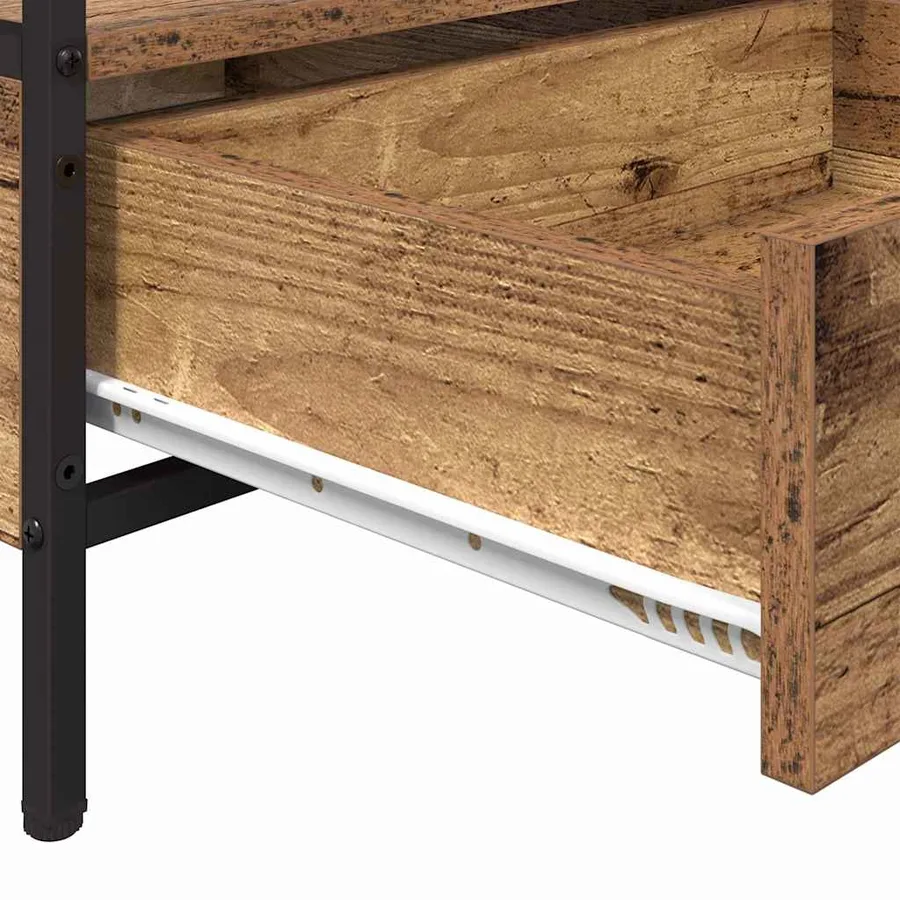 Table basse Bois ancien 100 x 51 x 45 cm Bois d'ingénierie - 10