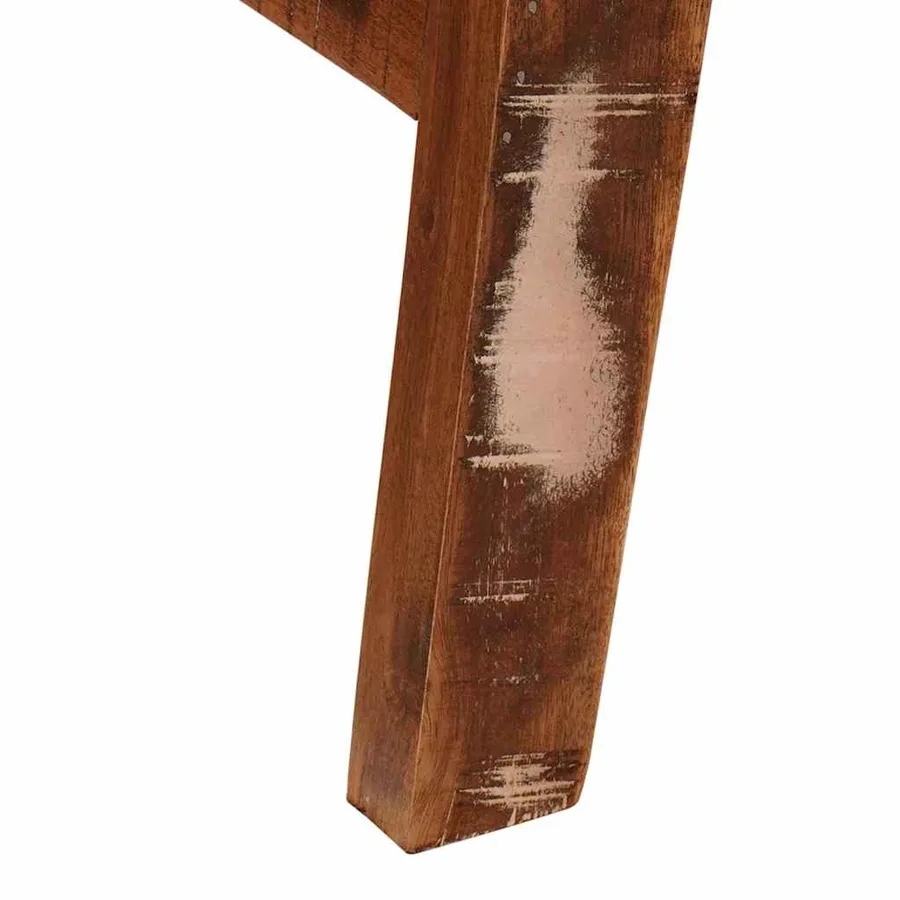 Table de Toilette Marron 90 x 76 x 45 cm Bois Recyclé Solide - 9