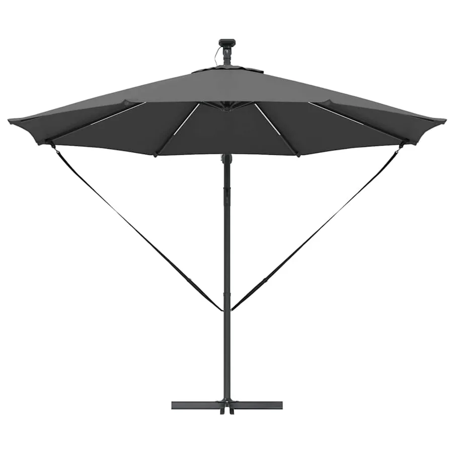 Parasol Anthracite 294 x 294 x 248 cm Polyester et Aluminium - 6