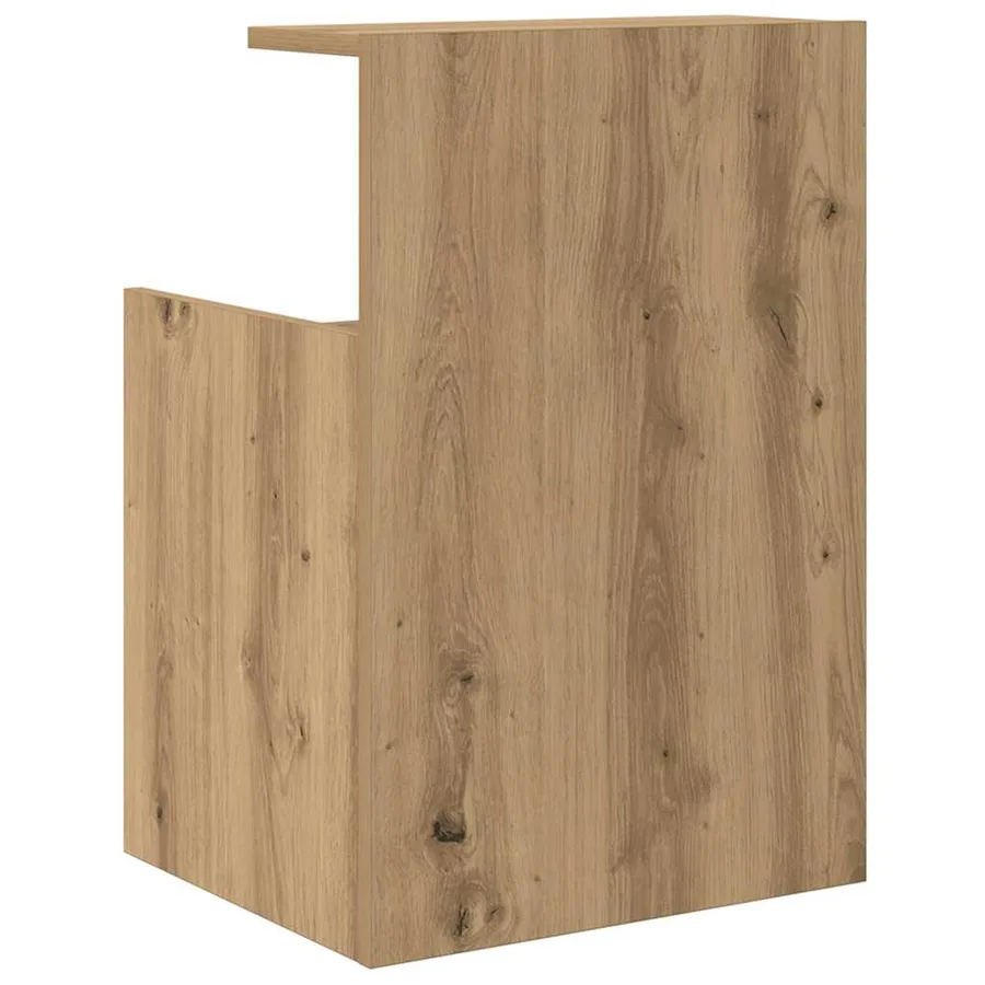 Cabinet de chevet Chêne artisanal 40 x 35 x 60 cm - 8