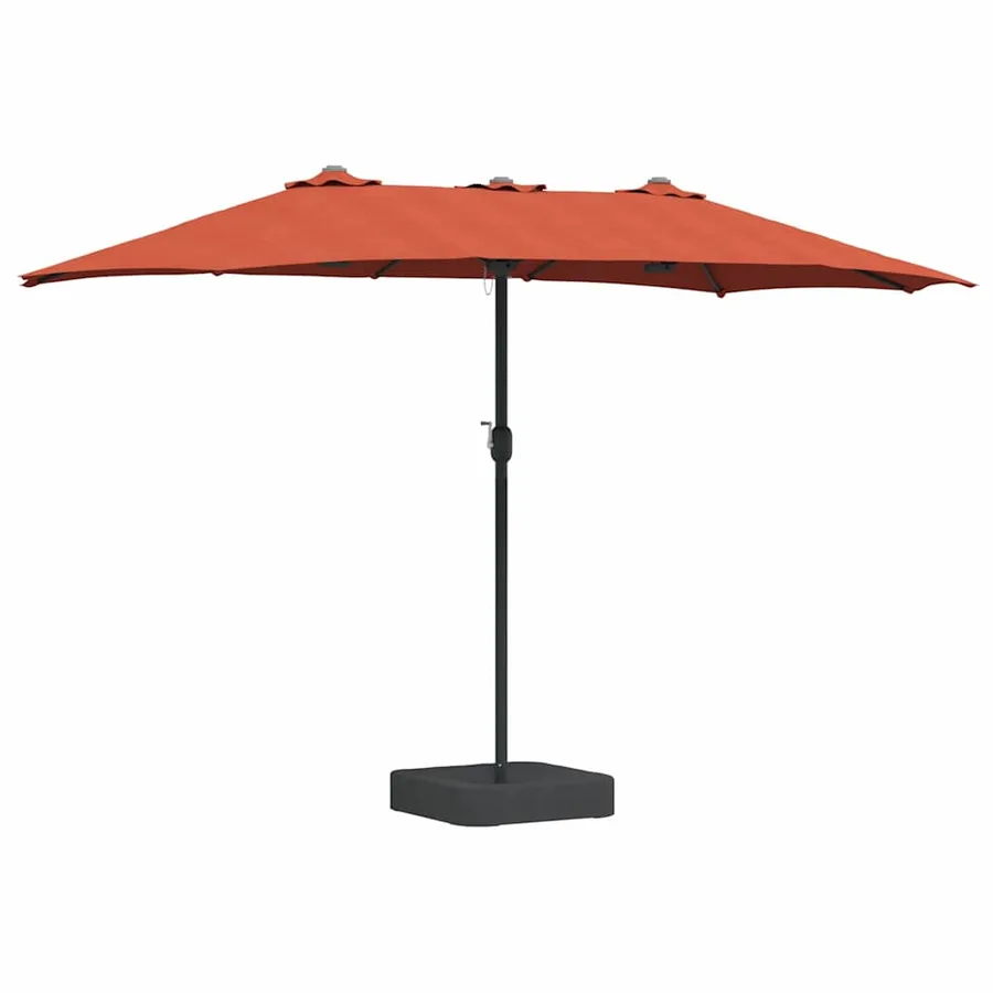Parasol de jardin Terre cuite 385 x 209 x 244 cm - 2