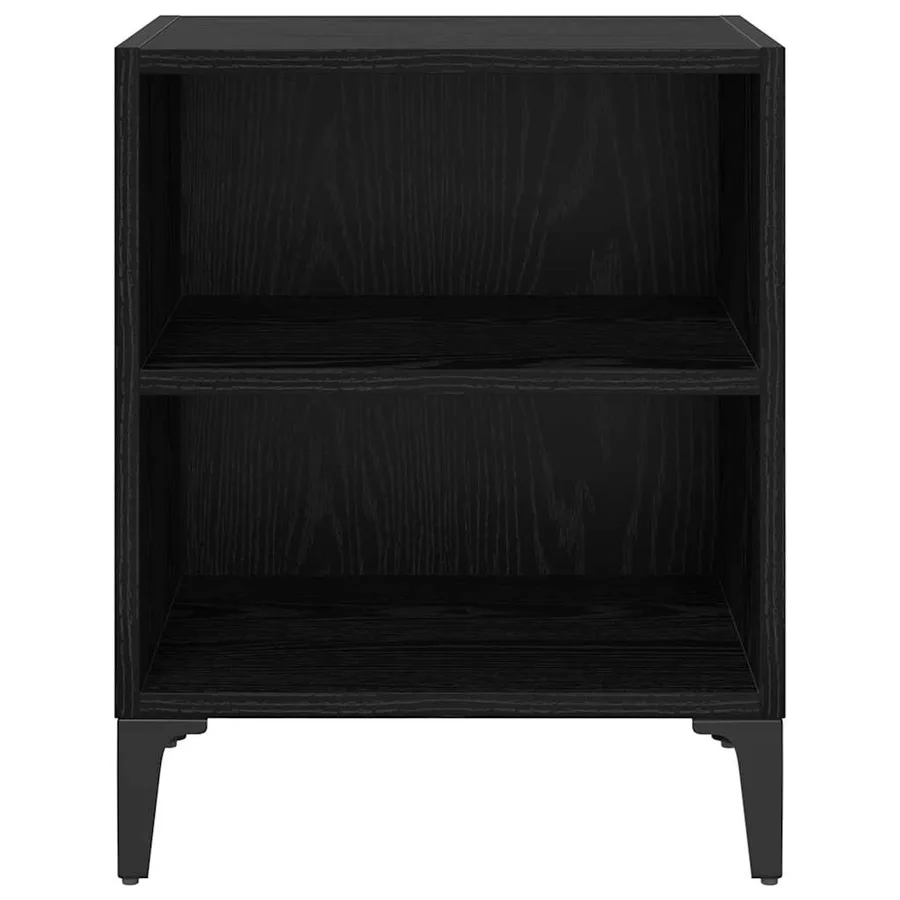Cabinet de chevet 2 pcs Chêne noir 40 x 30 x 50 cm - 6