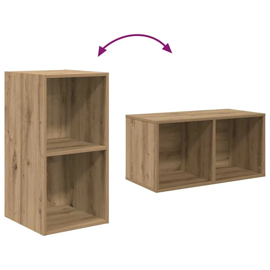 Ensemble meuble TV 3 pcs Chêne artisanal Bois d'ingénierie - 7