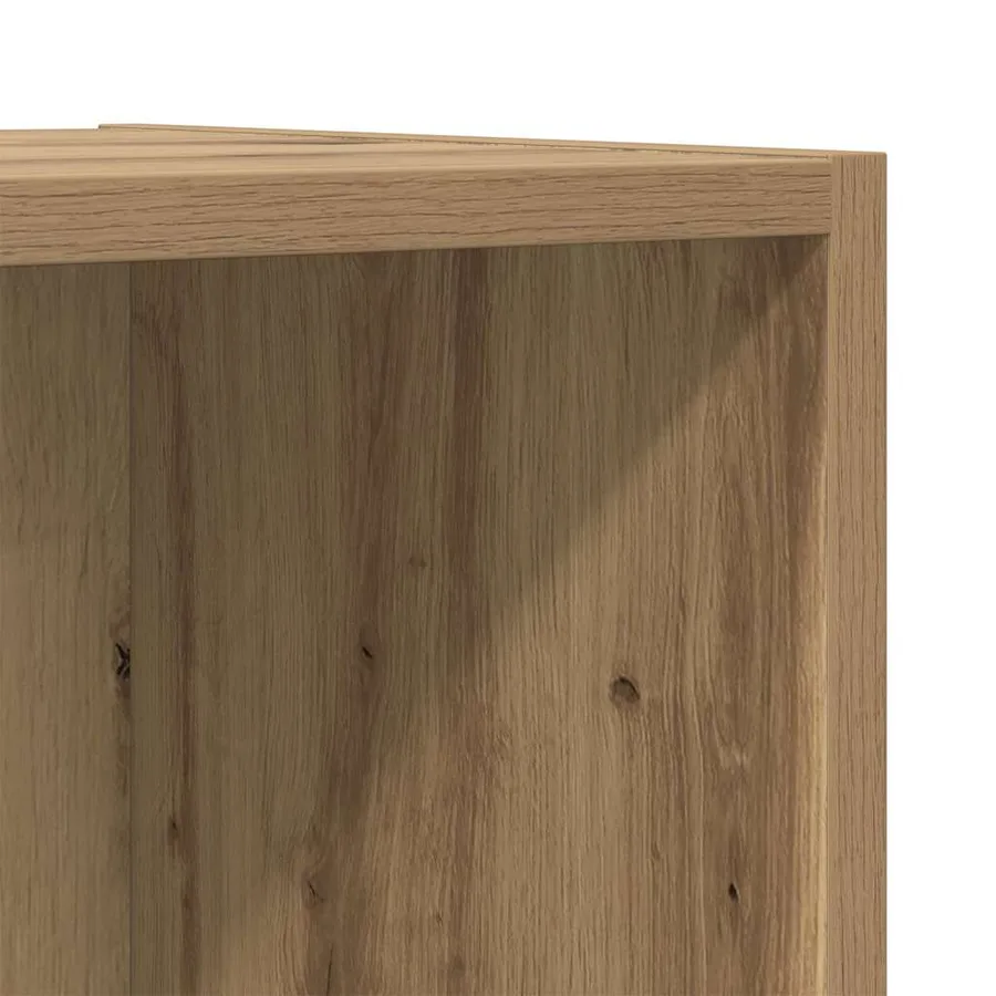 Ensemble meuble TV 2 pcs Chêne artisanal Bois d'ingénierie - 7