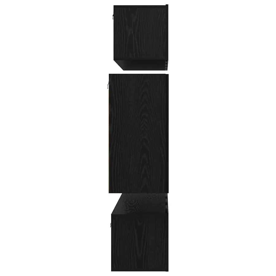 Ensemble meuble TV 6 pcs Chêne noir Bois d'ingénierie - 8