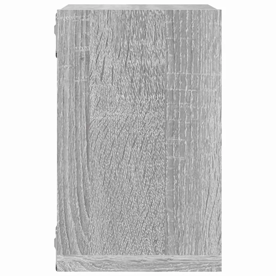 Étagères Murales avec étagère 4 pcs Gris Sonoma 26 x 15 x 26 cm - 6