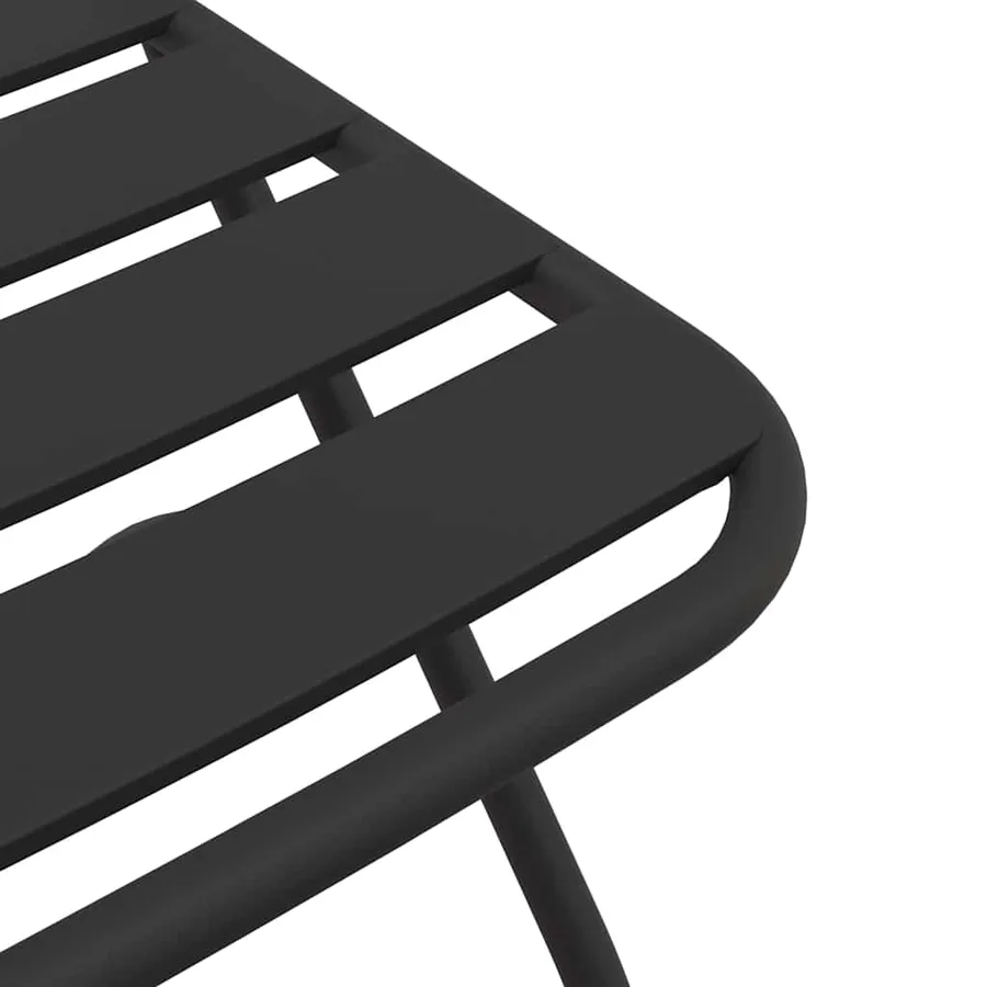 Chaise de jardin pliante 2 pcs Anthracite 42 x 52 x 82 cm - 10