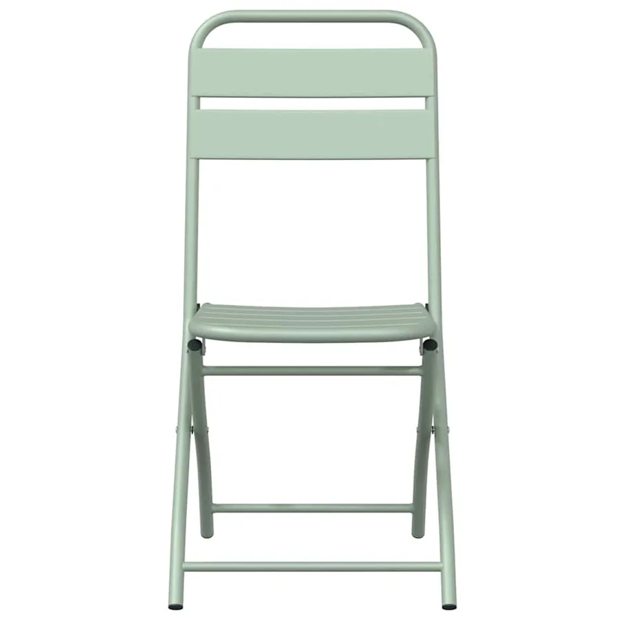 Chaise de jardin pliante 2 pcs Menthe claire 42 x 52 x 82 cm - 5