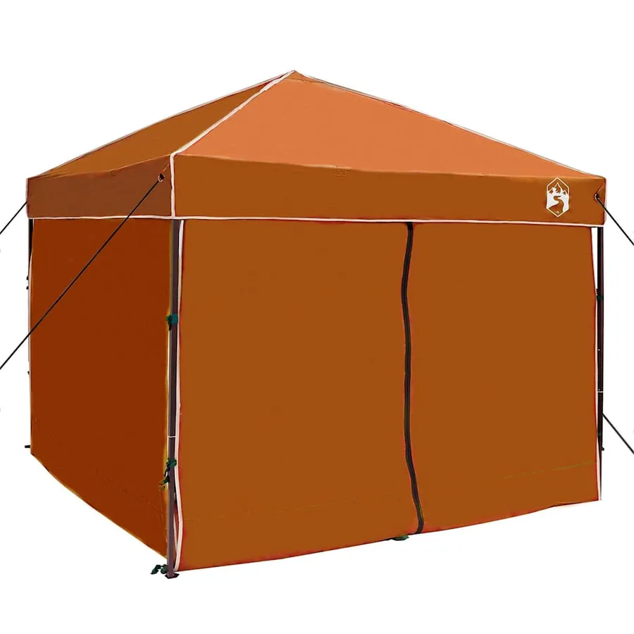 Tente à abri Orange 243 x 243 x 251 cm tissu - 10