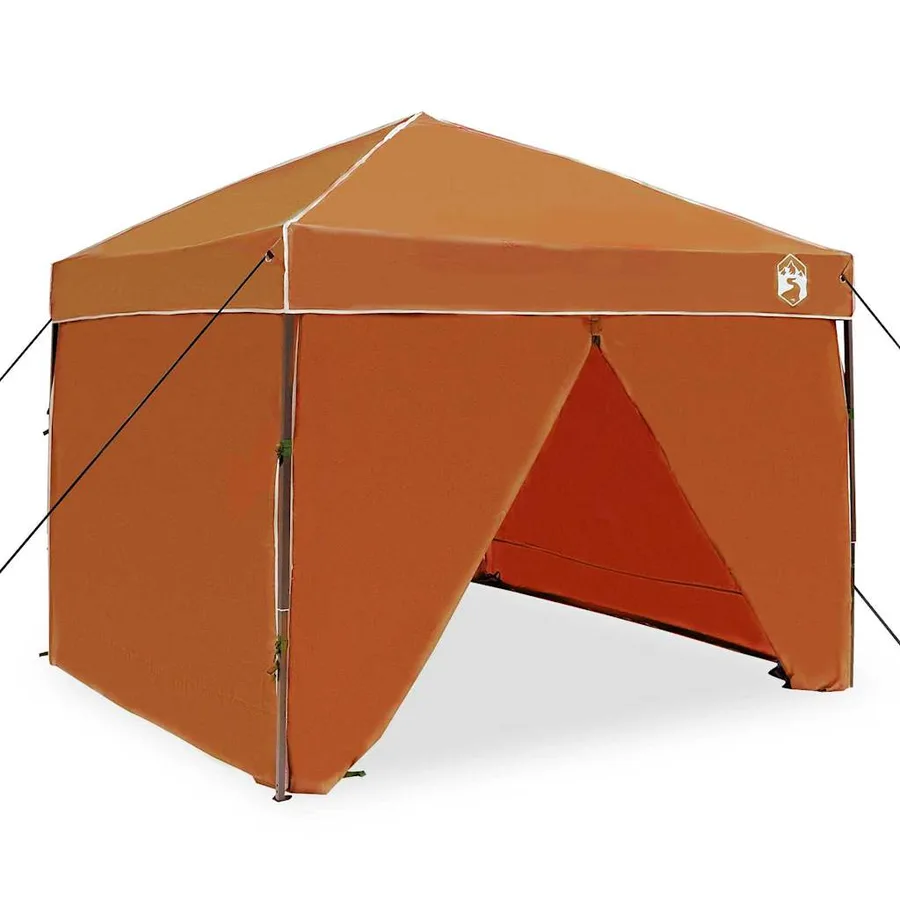 Tente à abri Orange 243 x 243 x 251 cm tissu - 4