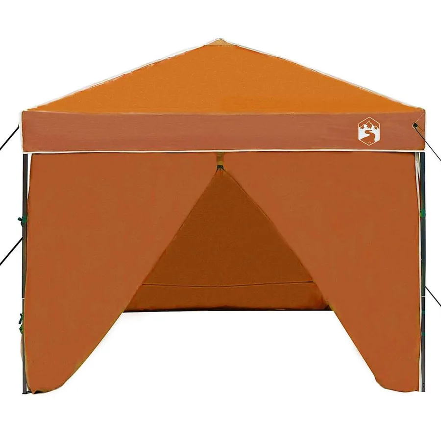 Tente à abri Orange 243 x 243 x 251 cm tissu - 5